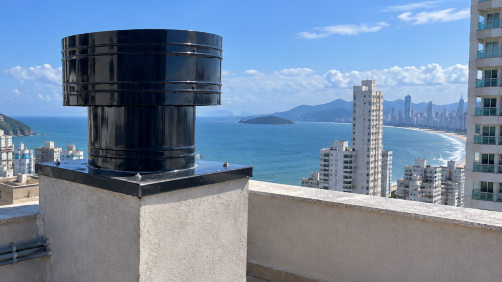 Noblesse Residence, Balneário Camboriú - SC: exaustão, automação, instalação